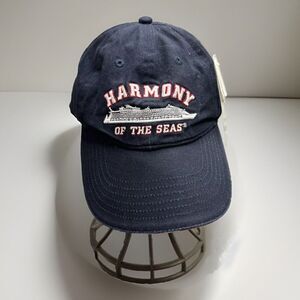 ROYAL CARIBBEAN HARMONY SEAS Ship Hat Cap Embroidered Cruise‎ Line Navy New